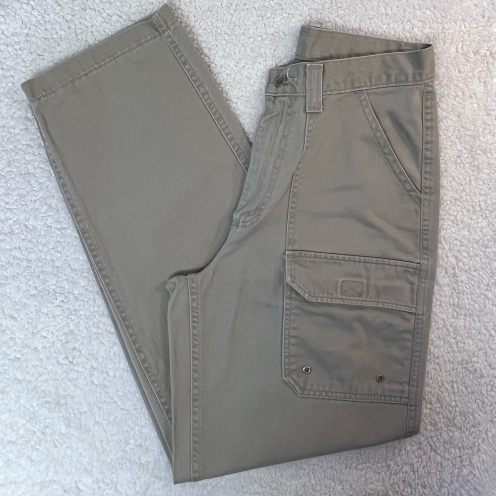 Lee Riveted Women's Cargo Utility Pants with Pockets Tan Size 8 - Picture 3 of 10